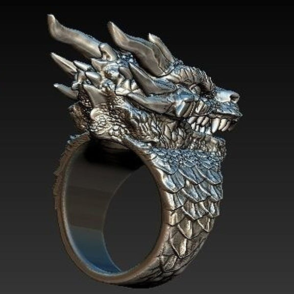 Gothic Dragon Ring