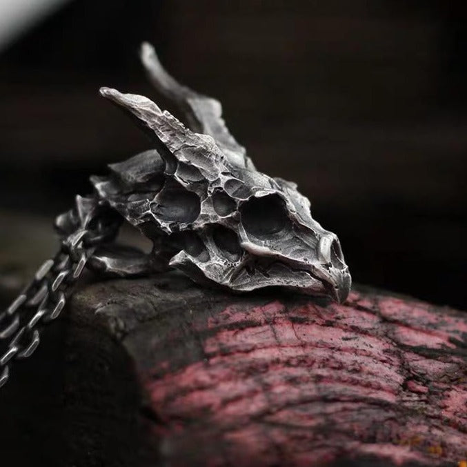 Dragon Skull Pendant Necklace Main image