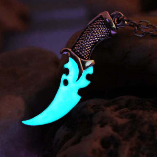 Glowing Dagger Necklace
