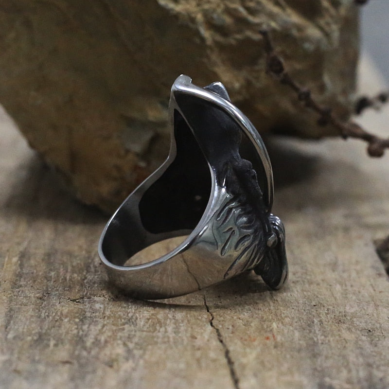 Gothic Grim Reaper Skull Ring