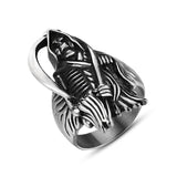Gothic Grim Reaper Skull Ring Gothic Grim Reaper Skull Ring