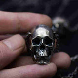 Retro Gothic 316L Stainless Steel Skull Necklace Retro Gothic 316L Stainless Steel Skull Necklace