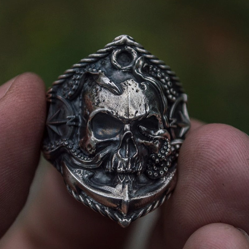 Pirate Ring, Pirate Rings, Skull Ring, Skull Rings Main image
