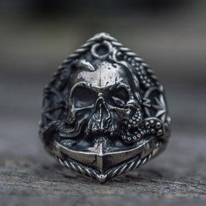 Gothic Pirate Skull Ring Pirate Ring, Pirate Rings, Skull Ring, Skull Rings