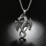 Flame Dragon Pendant Necklace Flame Dragon Pendant Necklace