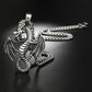Flame Dragon Pendant Necklace
