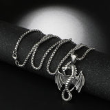 Flame Dragon Pendant Necklace Flame Dragon Pendant Necklace