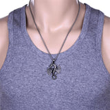 Flame Dragon Pendant Necklace Flame Dragon Pendant Necklace