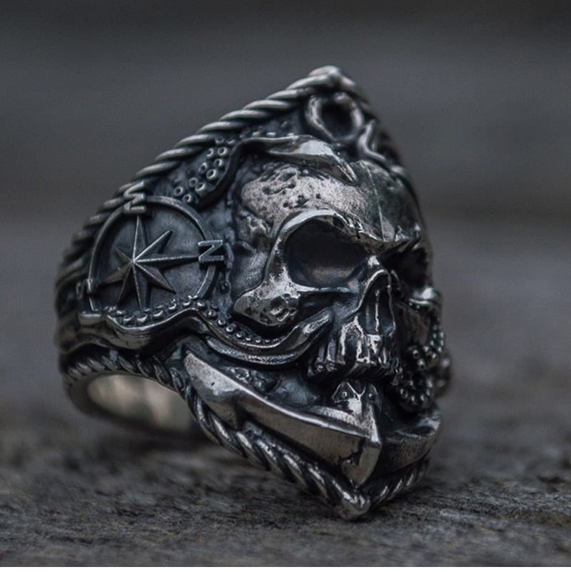 Pirate Ring, Pirate Rings, Skull Ring, Skull Rings