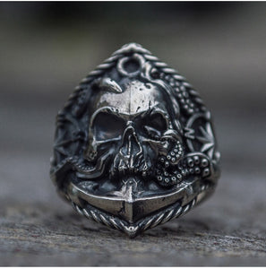 Gothic Pirate Skull Ring Pirate Ring, Pirate Rings, Skull Ring, Skull Rings