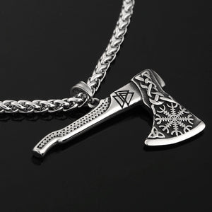 Nordic Double-sided Viking Axe Necklace Nordic Double-sided Viking Axe Necklace