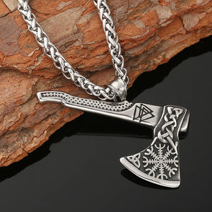 Nordic Double-sided Viking Axe Necklace Nordic Double-sided Viking Axe Necklace