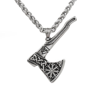 Nordic Double-sided Viking Axe Necklace Nordic Double-sided Viking Axe Necklace