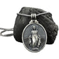 Virgin Mary Commemorative Necklace Religious Christian Stainless Steel Necklace