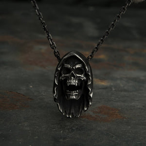 Grim Reaper Death Skull Necklace Grim Reaper Death Skull Necklace