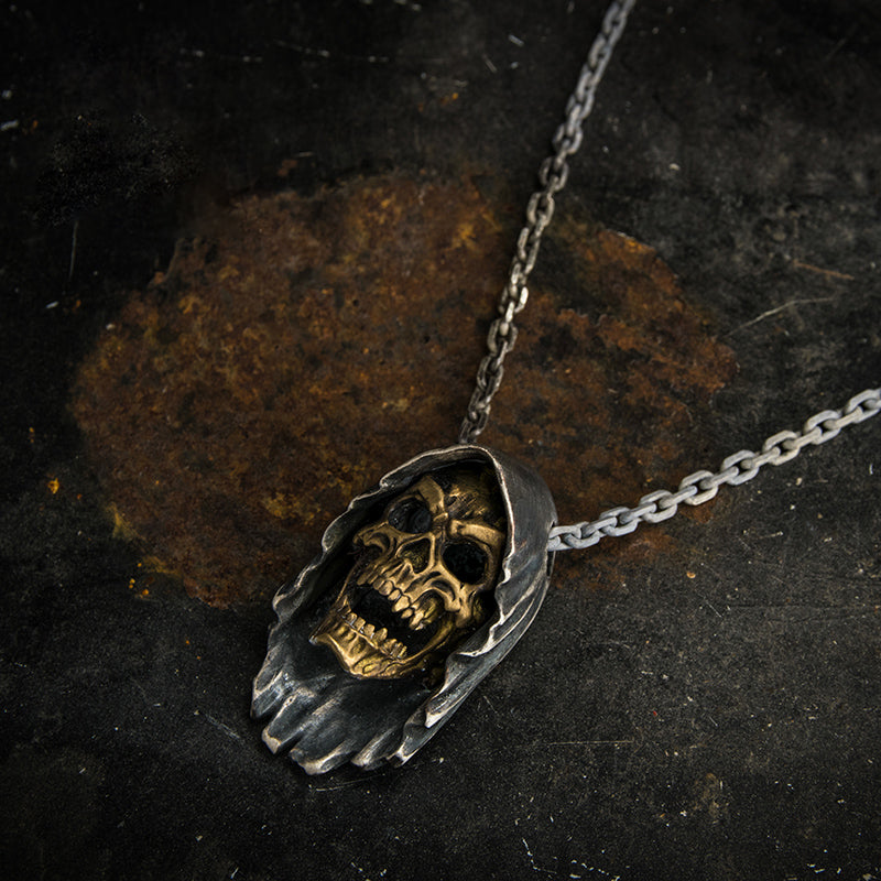 Grim Reaper Death Skull Necklace