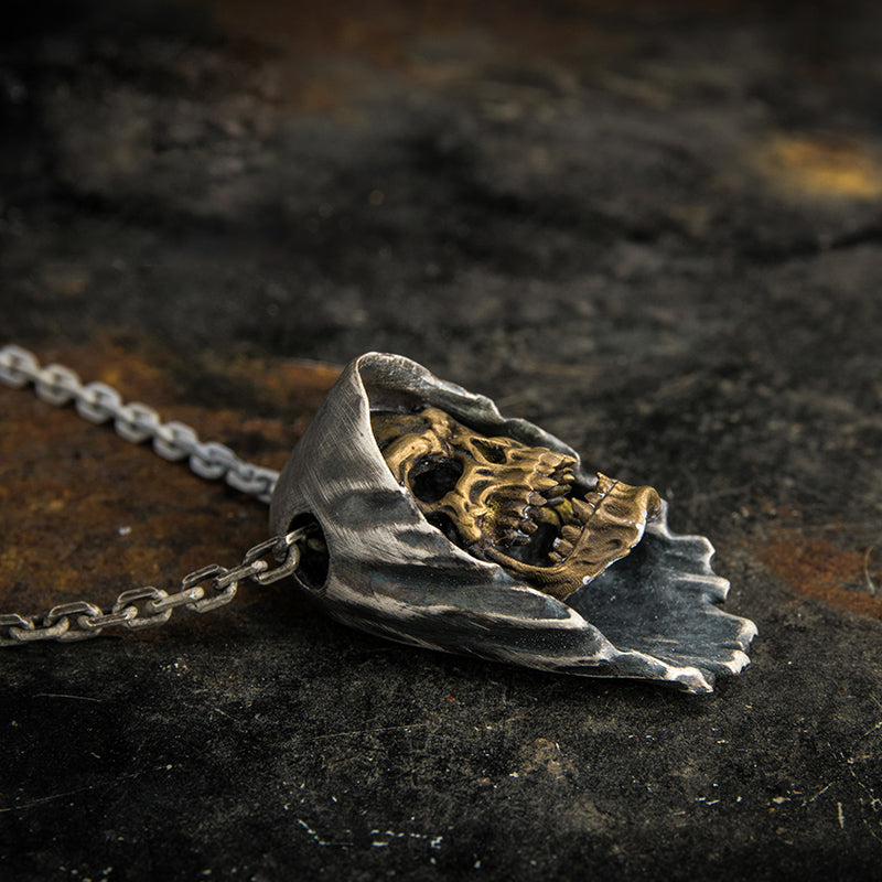 Grim Reaper Death Skull Necklace