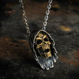 Grim Reaper Death Skull Necklace Grim Reaper Death Skull Necklace