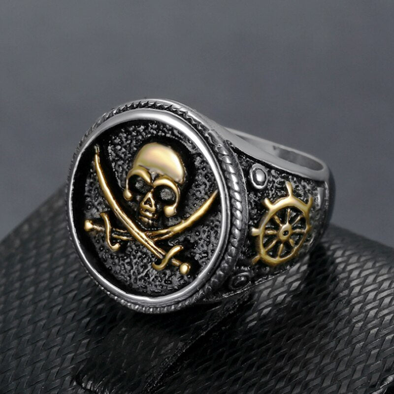 Pirate Ring, Pirate Rings, Skull Ring, Skull Rings Main image