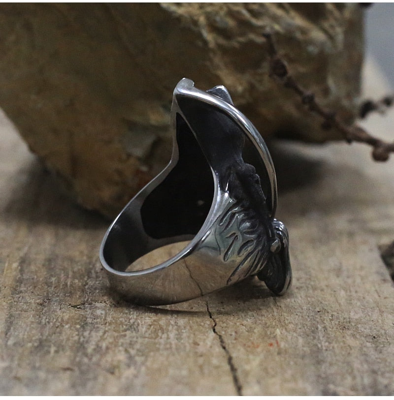 Gothic Grim Reaper Skull Ring
