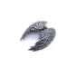 316L Stainless Steel Angel Wing Pendant Necklace