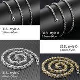 316L Stainless Steel Angel Wing Pendant Necklace 316L Stainless Steel Angel Wing Pendant Necklace