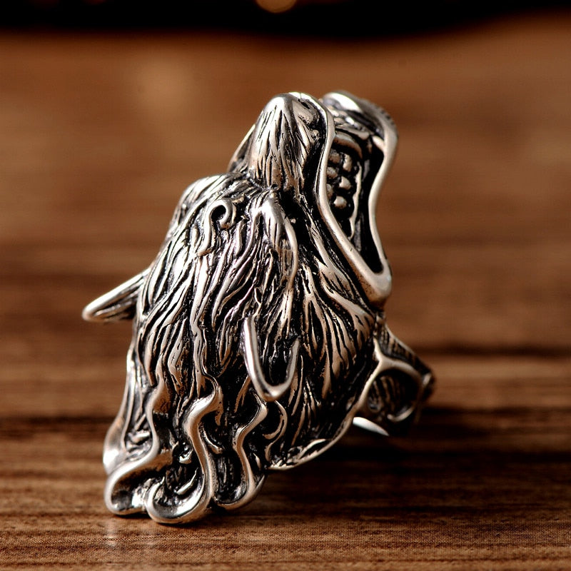 Vintage Viking Wolf Ring | Viking Ring | Werewolf Ring