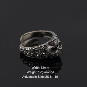 Gothic Resizeable Punk Pirate Skull Ring Pirate Ring, Pirate Rings, Skull Ring, Skull Rings