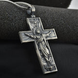 Religious Cross Jesus Christian Necklace Christian Necklace, Virgin Mary Necklace, Religious Necklace, Jesus Necklace