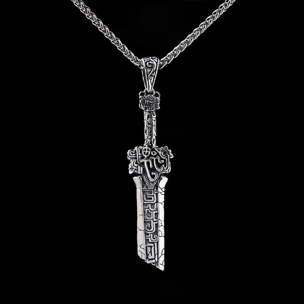 Broken Sword Hand-made Men's Necklace