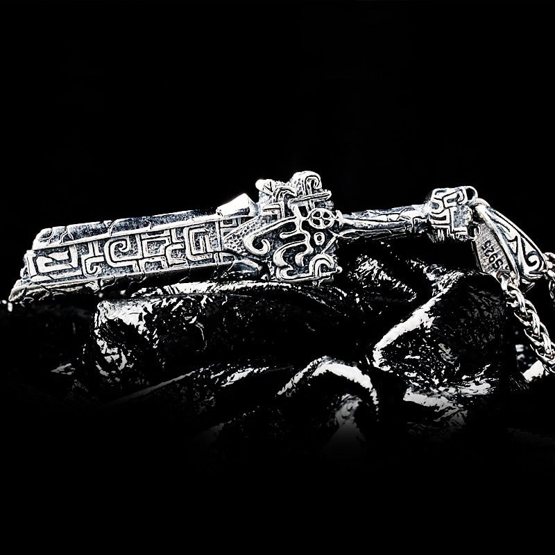 Broken Sword Hand-made Men's Necklace