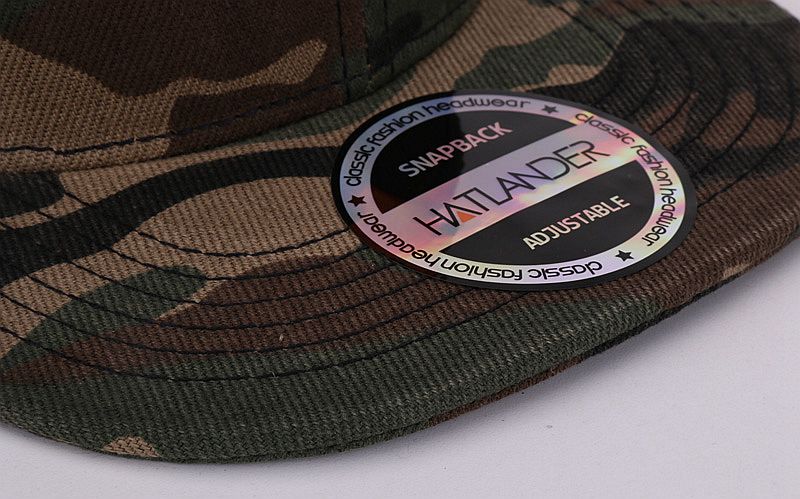 High Quality 3D Pierced Embroidery Snapback Cap
