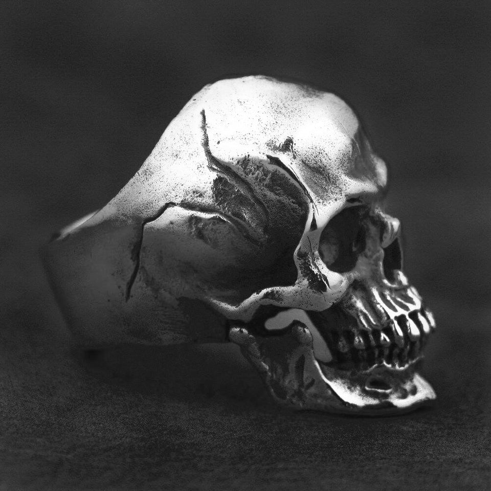 Vintage Gothic Skull Ring