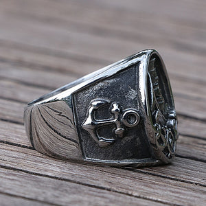 Pirate Ship Ring 316L Stainless Steel Pirate Ring, Pirate Rings, Skull Ring, Skull Rings