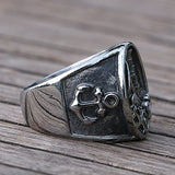 Pirate Ship Ring 316L Stainless Steel Pirate Ring, Pirate Rings, Skull Ring, Skull Rings