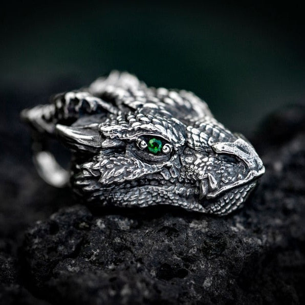 Vintage Unisex Dragon Pendant Necklace Secondary image