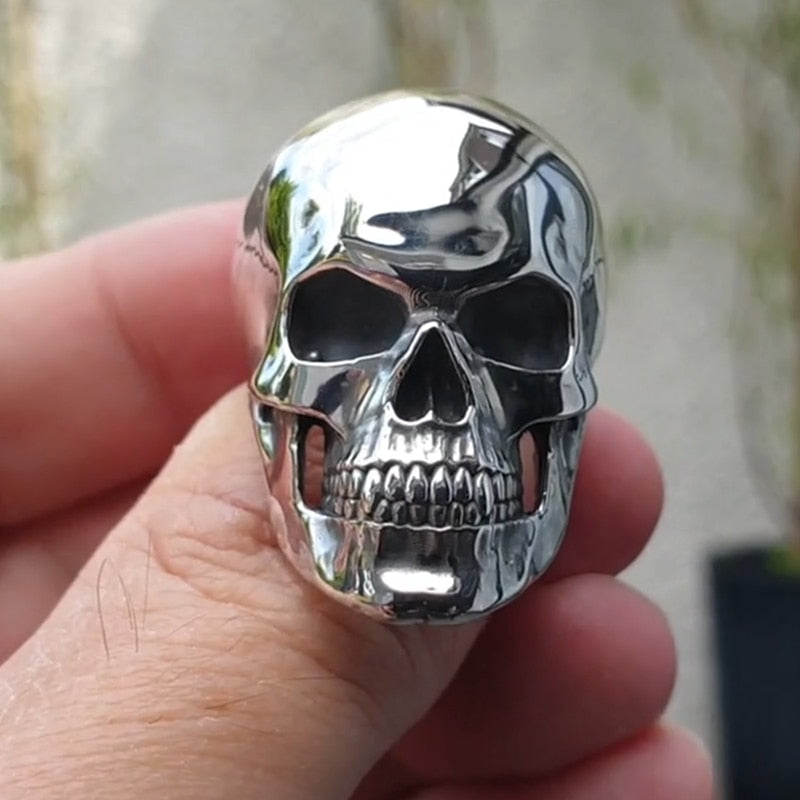 Shiny Skull Ring Main image