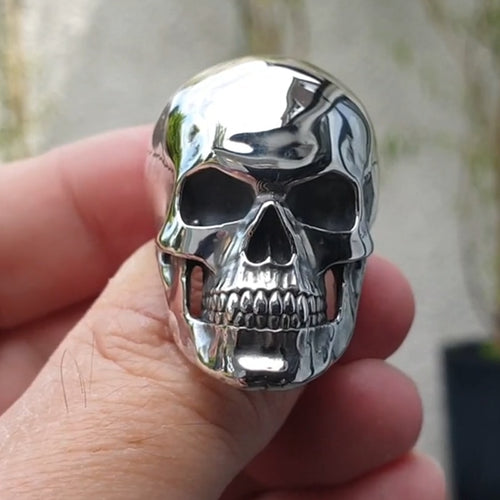 Shiny Skull Ring