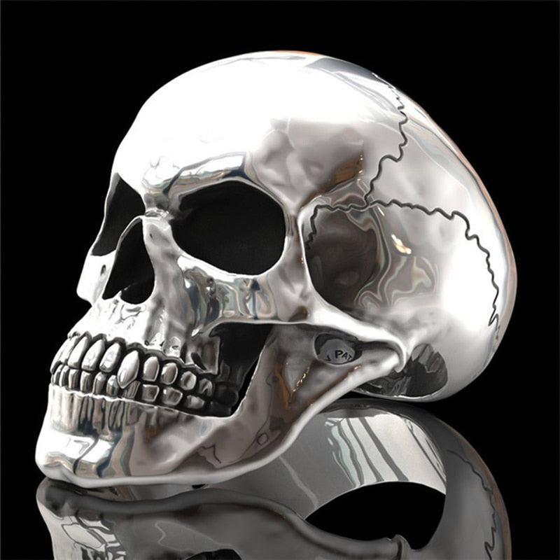 Shiny Skull Ring