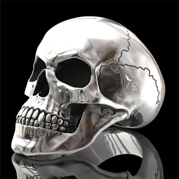 Shiny Skull Ring