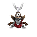 Cowboy Hat Skull Necklace Cowboy Hat Skull Necklace