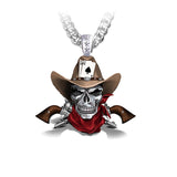 Cowboy Hat Skull Necklace Cowboy Hat Skull Necklace