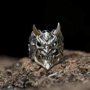 Vintage Mens Horror Demon Skull Ring | Devil Skull Ring Vintage Mens Horror Demon Skull Ring | Devil Skull Ring