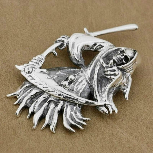 Gothic Vintage Stainless Steel Grim Reaper Death Scythe