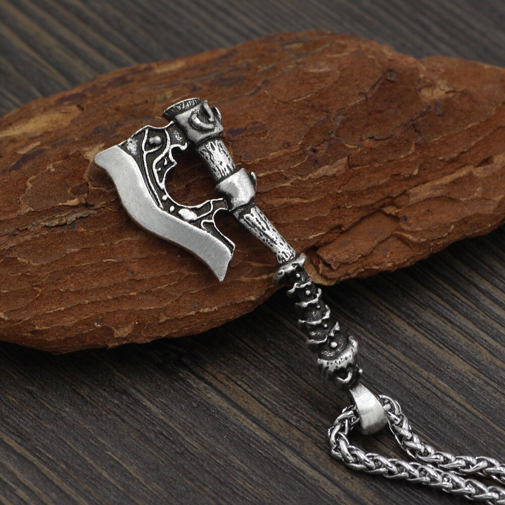 Nordic Viking Axe Necklace