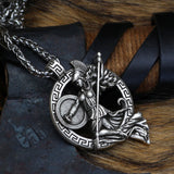 Vintage Roman Greek Warrior Necklace Vintage Roman Greek Warrior Necklace