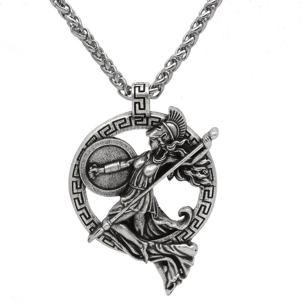 Vintage Roman Greek Warrior Necklace