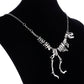 dinosaur necklace t rex necklace dinosaur skeleton necklace