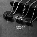 Barbell Necklace | Gym Fitness Dumbbell Necklace Barbell Necklace | Gym Fitness Dumbbell Necklace