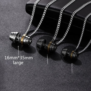 Barbell Necklace | Gym Fitness Dumbbell Necklace Barbell Necklace | Gym Fitness Dumbbell Necklace
